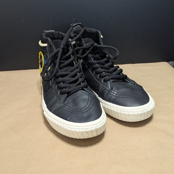 VANS NASA Space Voyager SK8-Hi Sneakers Black Leather High Top Mens 12 Astronaut - Picture 5 of 10